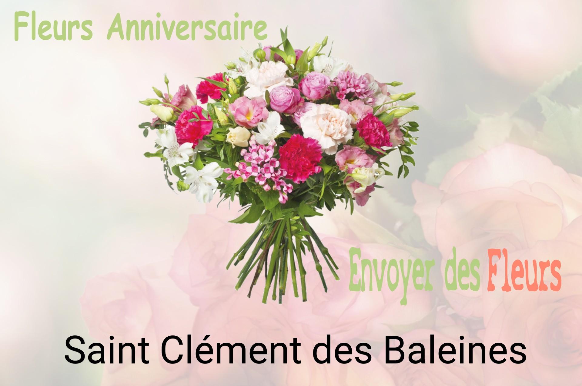 Bouquet de fleurs d’anniversaire livré à Saint-Clément-des-Baleines