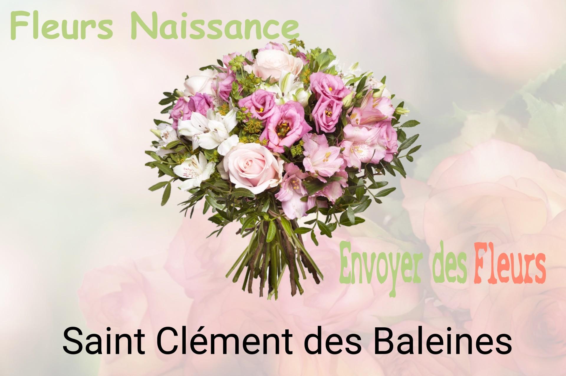 Bouquet de fleurs de naissance livré à Saint-Clément-des-Baleines